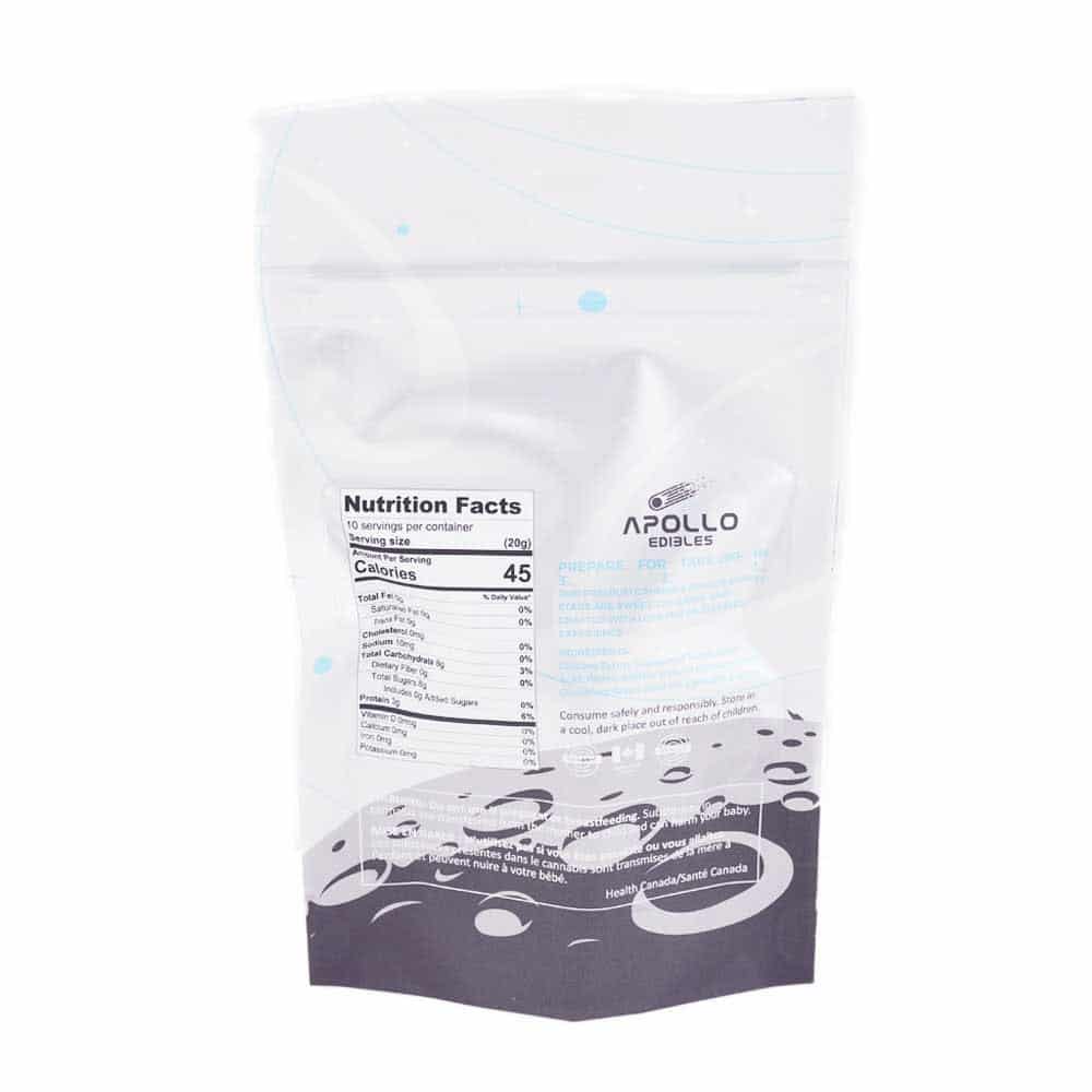 Apollo Edibles Blue Raspberry Indica 2000mg 2 Apollo Edibles Blue Raspberry Indica 2000mg 2