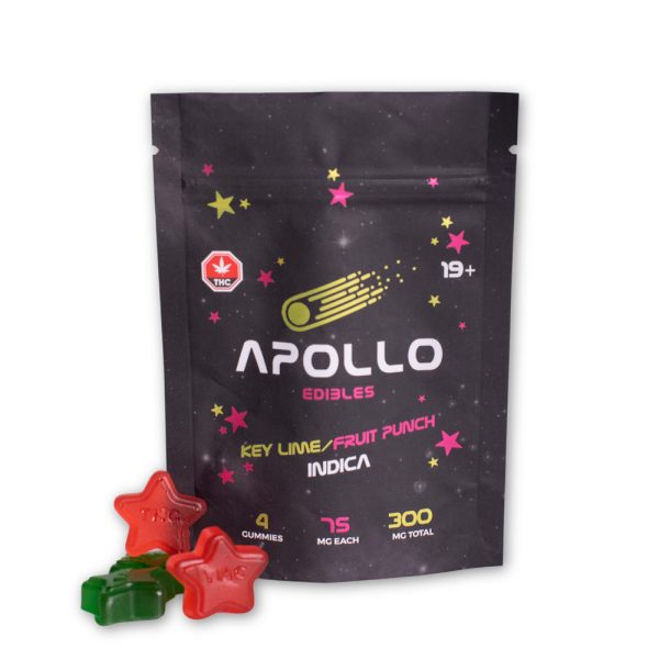 buy Apollo Edibles Key Lime/Fruit Punch Indica 300mg online