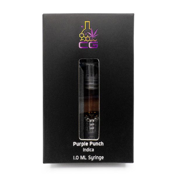 CG Premium Extracts Purple Punch syringe