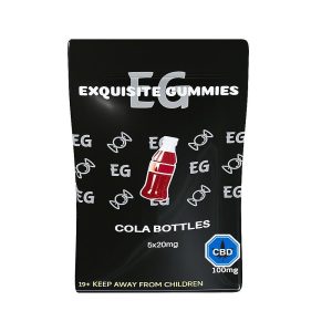 Exquisite Gummies Cola Bottles CBD 100mg