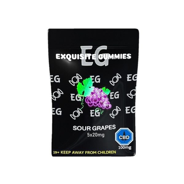 Exquisite Gummies Grape CBD 100mg