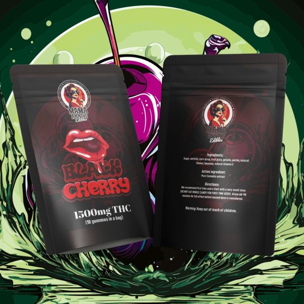 Buy Mama Annes Gummies Black Cherry CBD