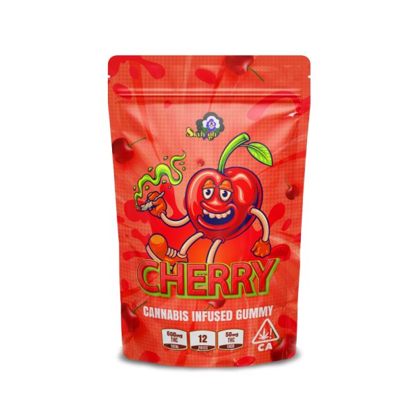 Sky High Edibles Cherry Gummy 600MG THC