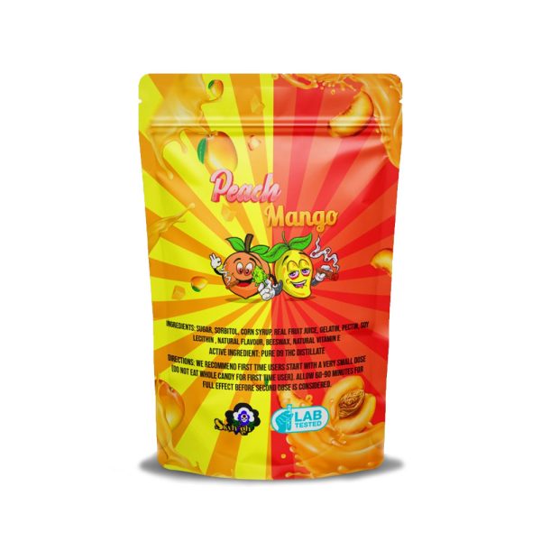 buy Sky High Edibles Peach Mango Gummy 600mg THC online