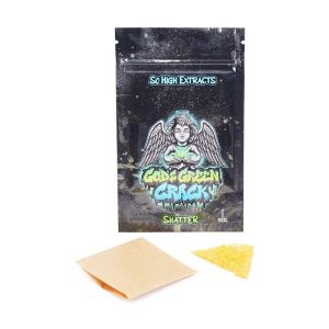 Buy So high extracts shatter god's green crack online