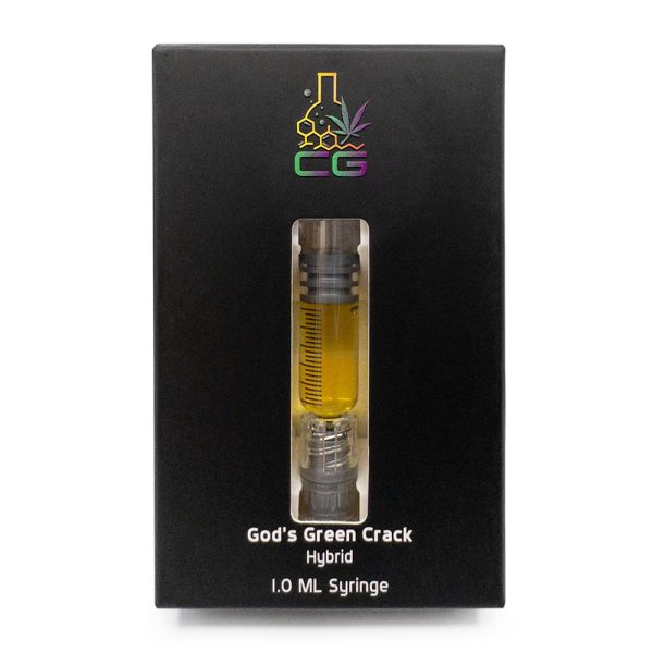 cg extracts God’s Green Crack syringe