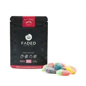 Faded Edibles THC Gummy 240 mg Fruit Pack