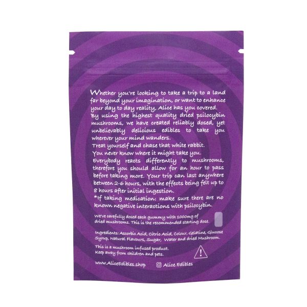 Alice Mushroom Gummies - Grape 2500mg