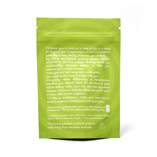 Alice Mushroom Gummies - Green Apple