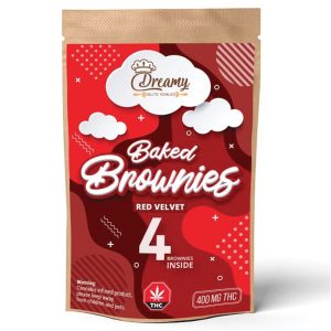 Baked Brownies Red Velvet – 400mg