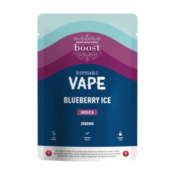 Boost Disposable THC Vape - Blueberry Ice 3g