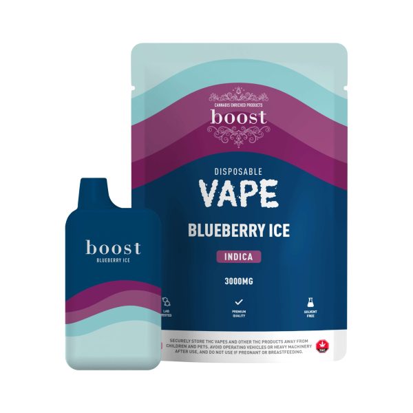 buy Boost Disposable THC Vape - Blueberry Ice 3g online