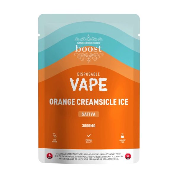 Boost Disposable THC Vape - Orange Creamsicle Ice 3g