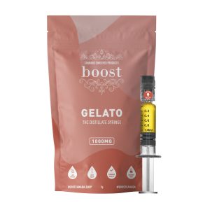 buy Boost THC Distillate Glass Syringe - Gelato 1000mg online