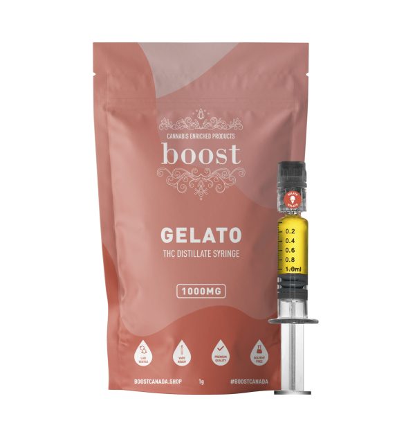 buy Boost THC Distillate Glass Syringe - Gelato 1000mg online