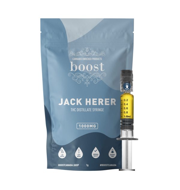 buy Boost THC Distillate Glass Syringe - Jack Herer 1000mg online
