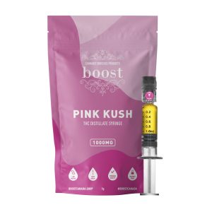 buy Boost THC Distillate Glass Syringe - Pink Kush 1000mg online