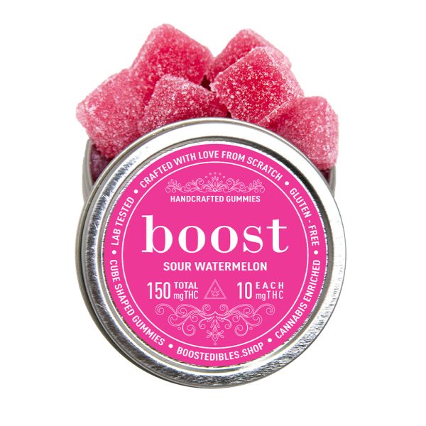 buy Boost THC Sour Watermelon Gummies - 150mg online