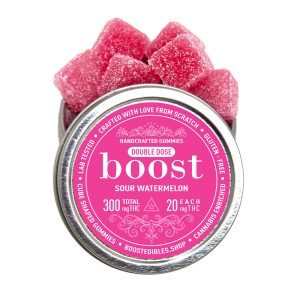 buy Boost THC Sour Watermelon Gummies - 300mg online