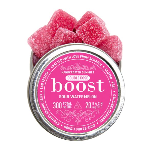 buy Boost THC Sour Watermelon Gummies - 300mg online
