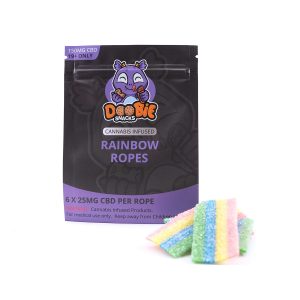 buy CBD Sour Rainbow Ropes 150MG CBD Gummies by Doobie Snacks online