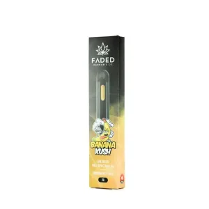 Faded Live Resin FSE Disposable Pen - Banana Kush 2g