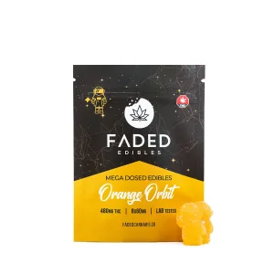 Faded Edibles Mega Dosed Astros 480mg Orange Orbit