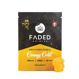Faded Edibles Mega Dosed Astros 480mg Orange Orbit