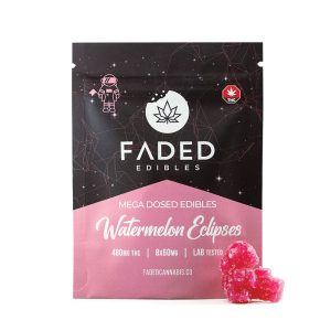 Faded Edibles Mega Dosed Astros 480mg Watermelon Eclipses