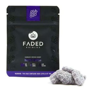 Faded Edibles THC Gummy 180 mg GRAPE CRUSH