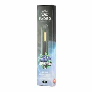 buy Faded Live Resin FSE Disposable Pen - Blueberry 2g online
