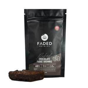 Faded THC BAKED GOODS - Chocolate Fudge Brownie