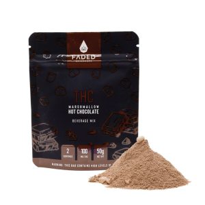Faded THC BEVERAGE MIX - Marshmallow Hot Chocolate 100mg