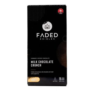 Faded THC CHOCOLATE BARS - Milk Chocolate Crunch