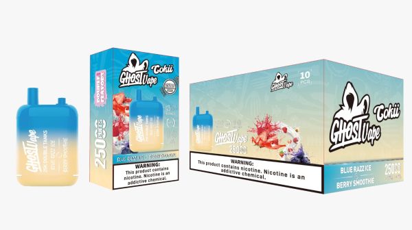 Ghost Vape - Blue Razz Ice/Berry Smoothie - Nicotine Vape