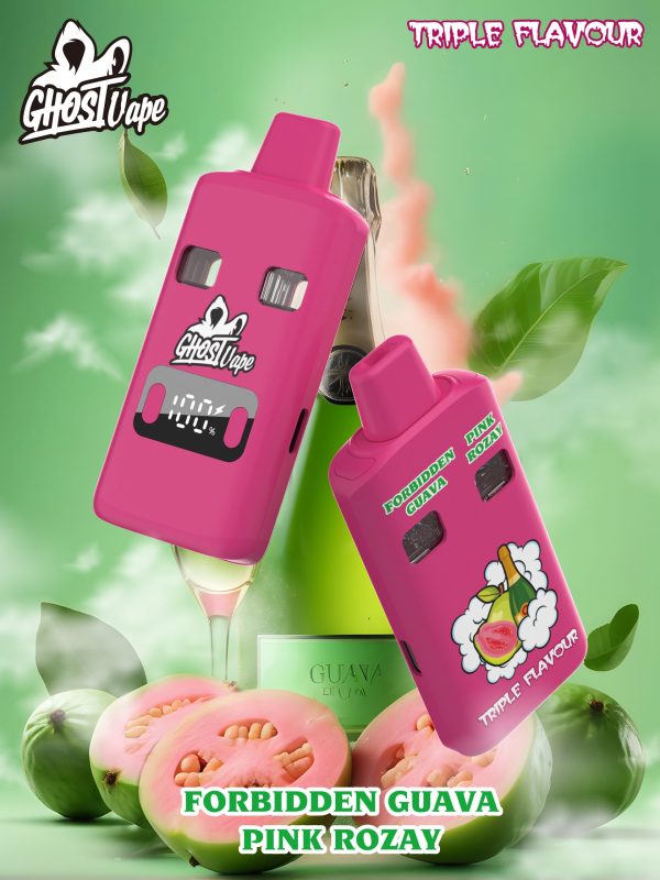 Ghost Vape - Forbidden Guava / Pink Rozay - 2000mg (1g/1g) THC Disposable Vape