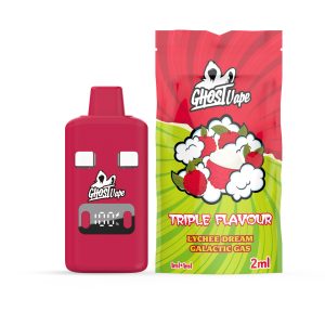 Ghost Vape - Lychee Dream / Galactic Gas - 2000mg (1g/1g) THC Disposable Vape