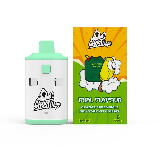 buy Ghost Vape - Orange Creamsicle / New York City Diesel - 6000mg (3g/3g) THC Disposable Vape online