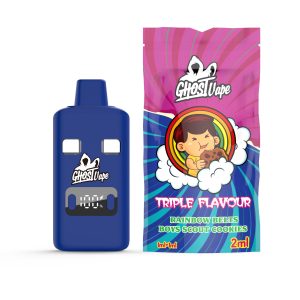 buy Ghost Vape - Rainbow Belts / Boys Scout Cookies - 2000mg (1g/1g) THC Disposable Vape online