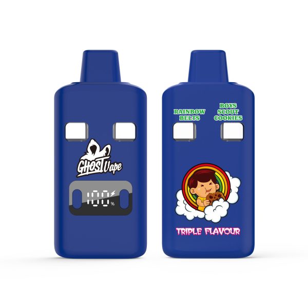 Ghost Vape - Rainbow Belts / Boys Scout Cookies - 2000mg (1g/1g) THC Disposable Vape