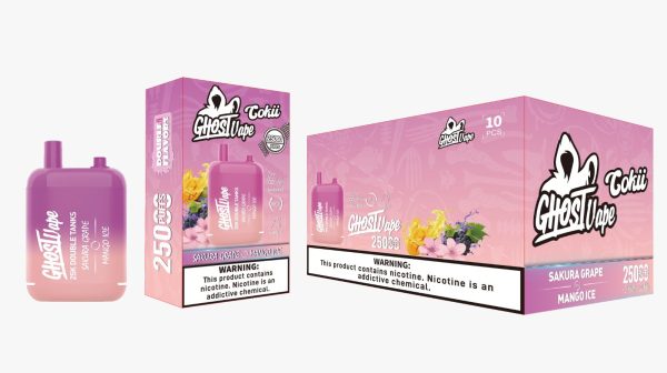 buy Ghost Vape - Sakura Grape/Mango Ice - Nicotine Vape online
