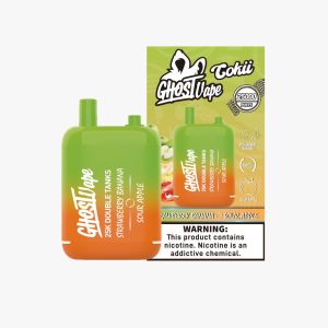 Ghost Vape - Strawberry Banana/Sour Apple - Nicotine Vape