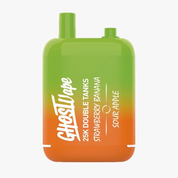 buy Ghost Vape - Strawberry Banana/Sour Apple - Nicotine Vape online