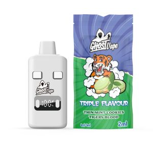 buy Ghost Vape - Thin Mint Cookies / Tigers Blood - 2000mg (1g/1g) THC Disposable Vape online