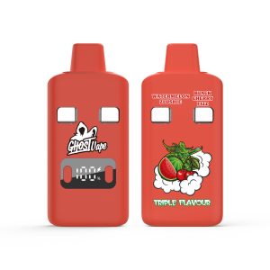 Ghost Vape - Watermelon Zlushie / Black Cherry Fizz - 2000mg (1g/1g) THC Disposable Vape