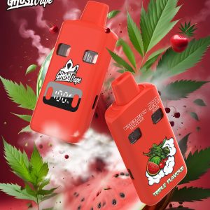 Ghost Vape - Watermelon Zlushie / Black Cherry Fizz - 2000mg (1g/1g) THC Disposable Vape