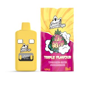buy Ghost Vape - Wedding Cake / Slurricane - 2000mg (1g/1g) THC Disposable Vape online
