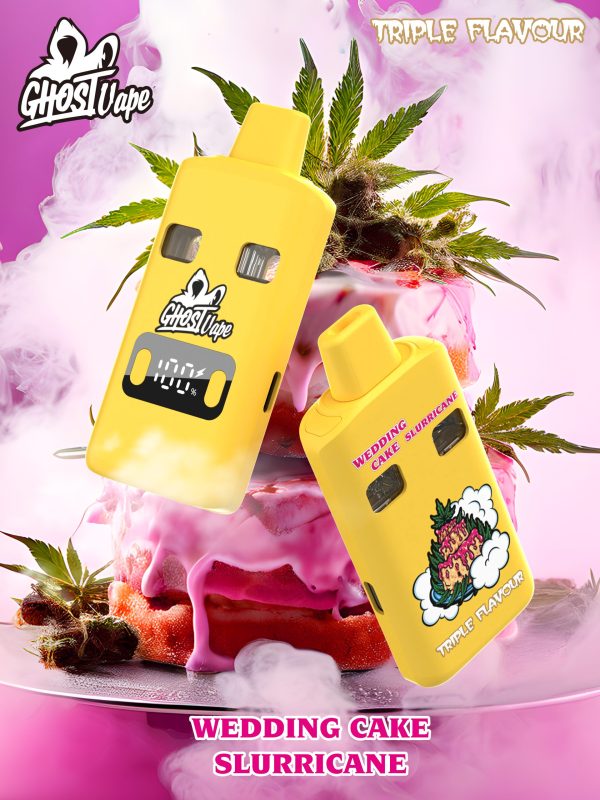 Ghost Vape - Wedding Cake / Slurricane - 2000mg (1g/1g) THC Disposable Vape