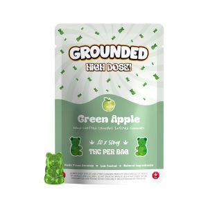 buy Grounded High Dose Bears - Green Apple 500mg Gummies online