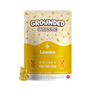 buy Grounded High Dose Bears - Lemon 500mg Gummies online